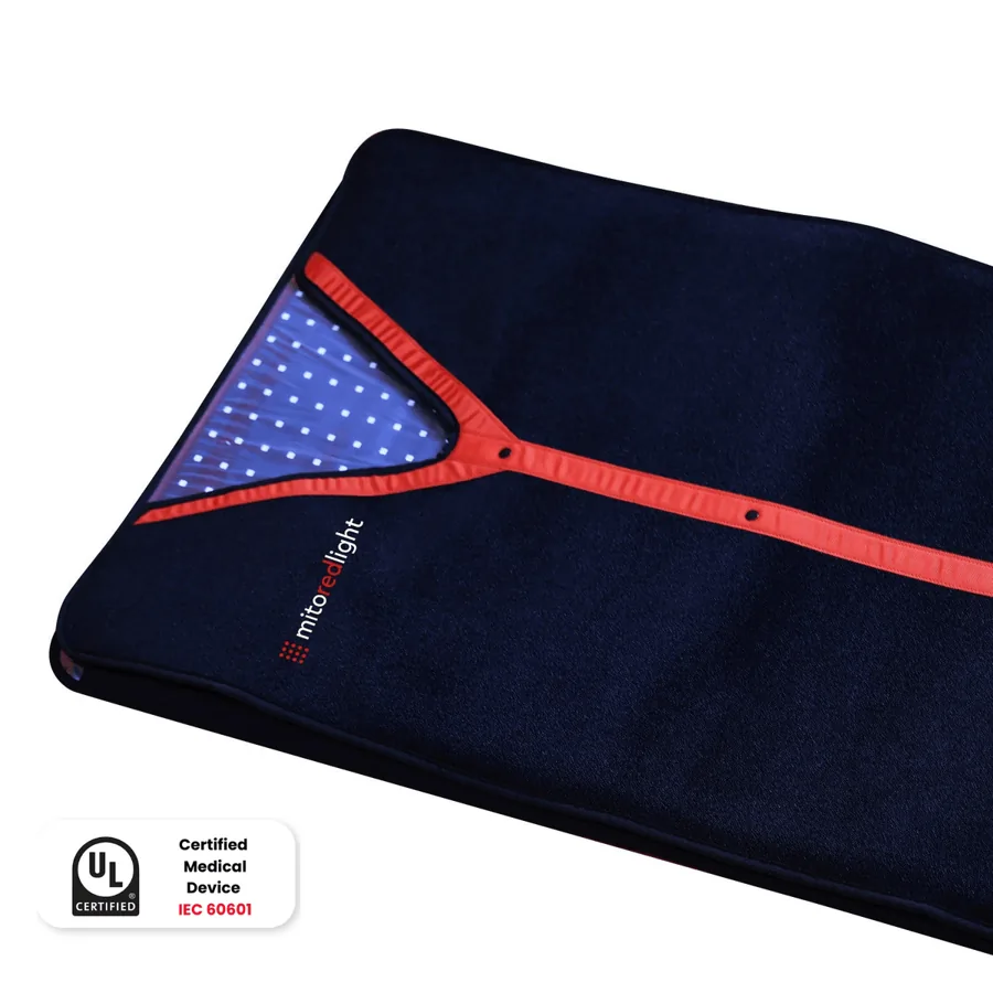 The Mito Red Light MitoPOD full body red light therapy pod.